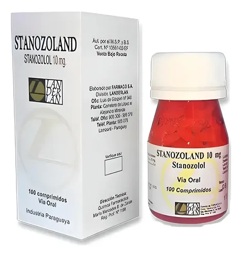 Estanozolol (winstrol) 10mg com 100 comprimidos - Landerlan
