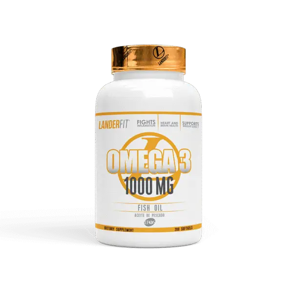 Ômega 3 1000 mg Landerfit – 200 cápsulas gelatinosas